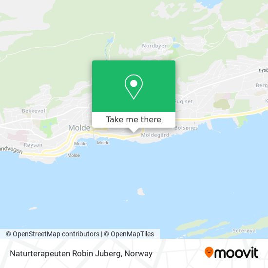 Naturterapeuten Robin Juberg map