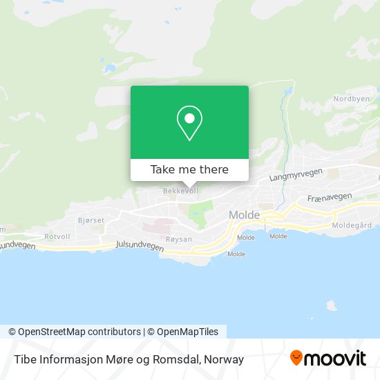 Tibe Informasjon Møre og Romsdal map