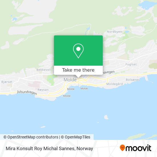 Mira Konsult Roy Michal Sannes map