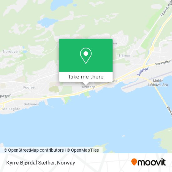 Kyrre Bjørdal Sæther map