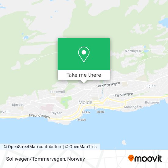 Sollivegen/Tømmervegen map