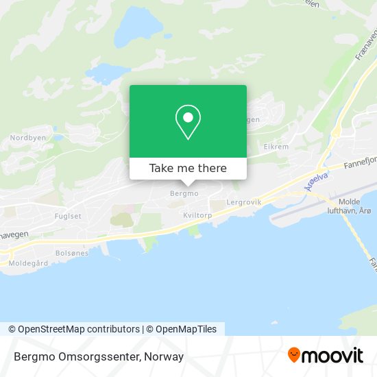 Bergmo Omsorgssenter map