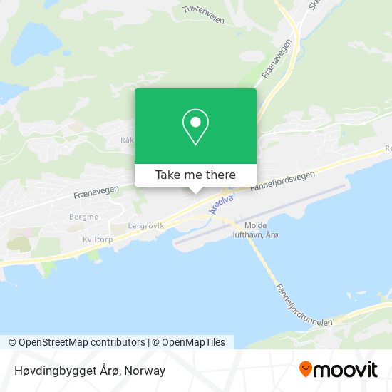 Høvdingbygget Årø map