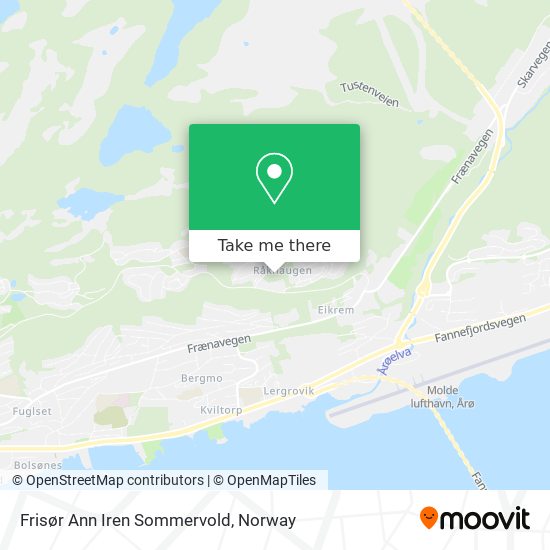 Frisør Ann Iren Sommervold map