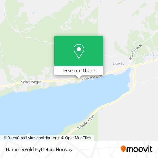 Hammervold Hyttetun map