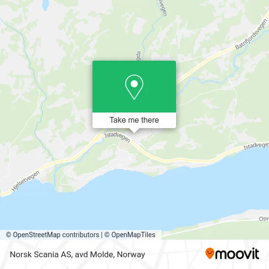 Norsk Scania AS, avd Molde map