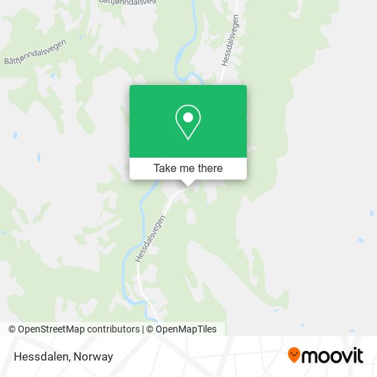 Hessdalen map