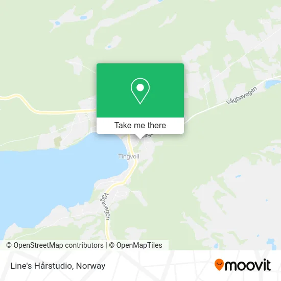 Line's Hårstudio map