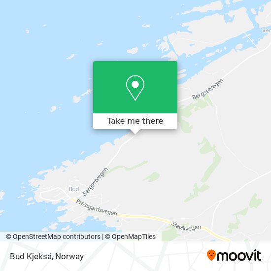 Bud Kjekså map