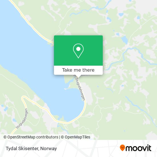 Tydal Skisenter map