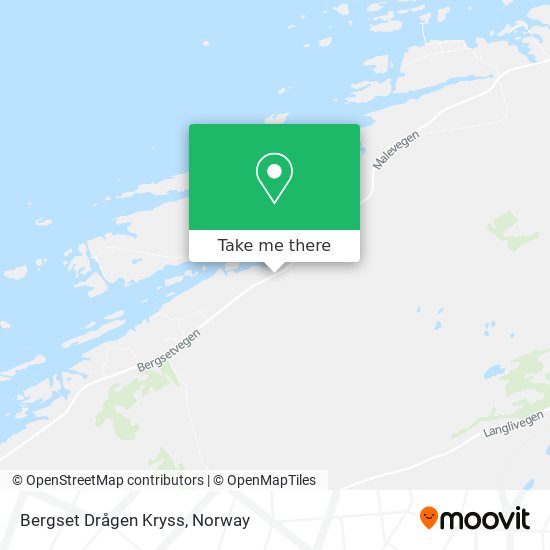 Bergset Drågen Kryss map