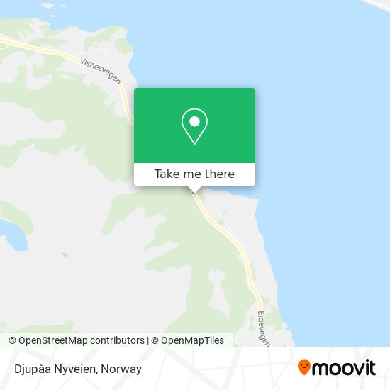 Djupåa Nyveien map