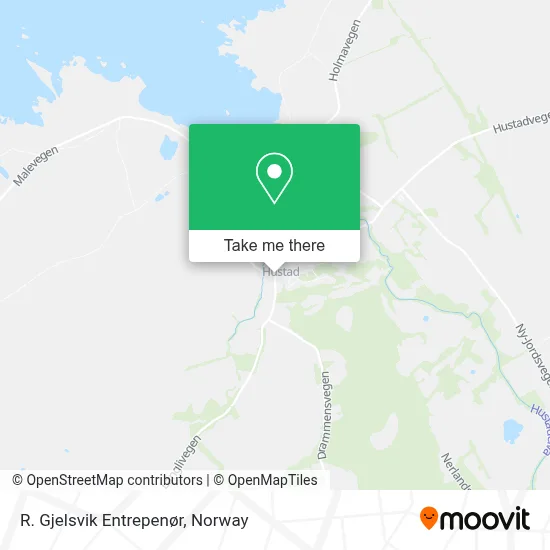 R. Gjelsvik Entrepenør map