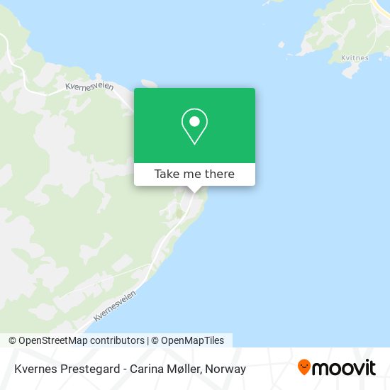 Kvernes Prestegard - Carina Møller map