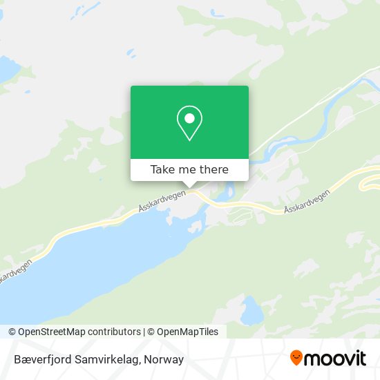 Bæverfjord Samvirkelag map