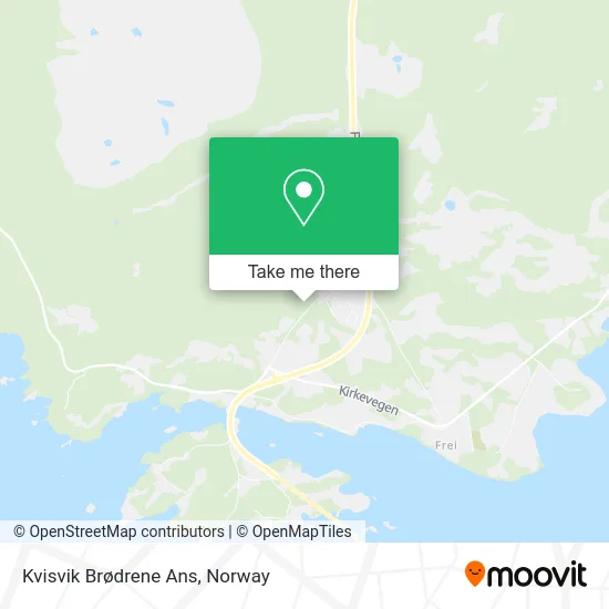 Kvisvik Brødrene Ans map