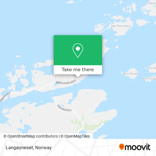 Langøyneset map
