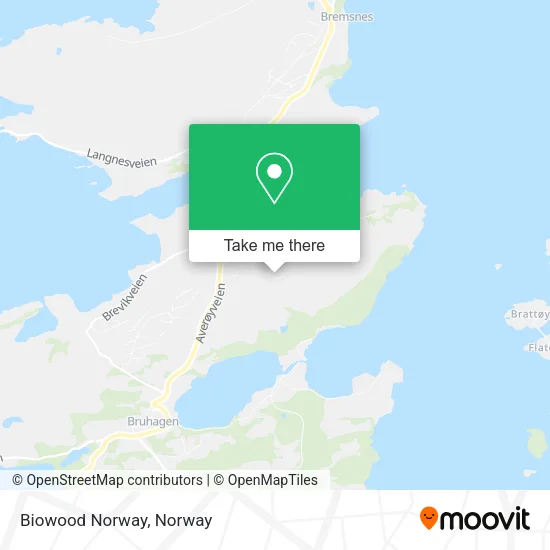 Biowood Norway map
