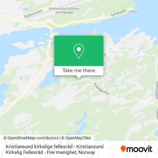 Kristiansund kirkelige fellesråd - Kristiansund Kirkelig Fellesråd - Frei menighet map