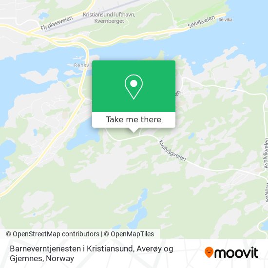 Barneverntjenesten i Kristiansund, Averøy og Gjemnes map
