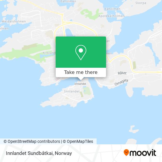 Innlandet Sundbåtkai map