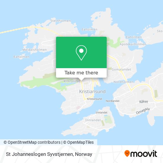 St Johanneslogen Syvstjernen map
