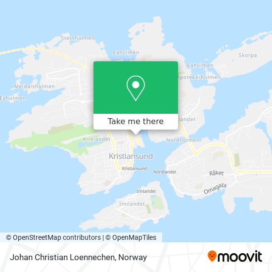 Johan Christian Loennechen map