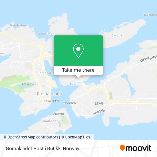 Gomalandet Post i Butikk map