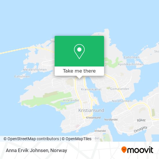 Anna Ervik Johnsen map