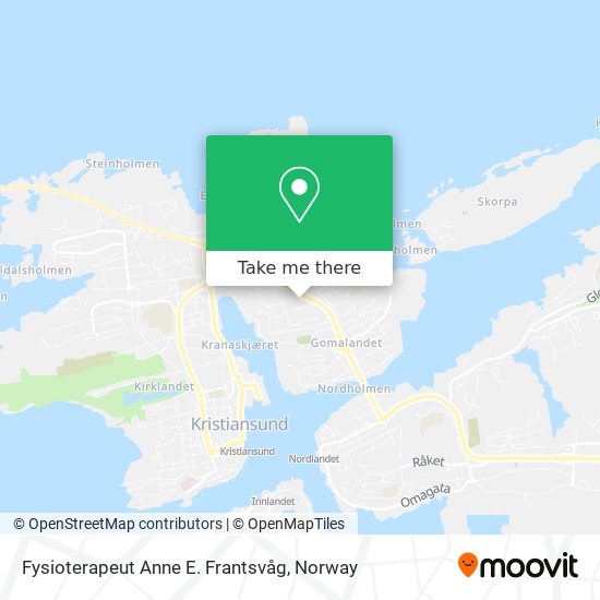 Fysioterapeut Anne E. Frantsvåg map