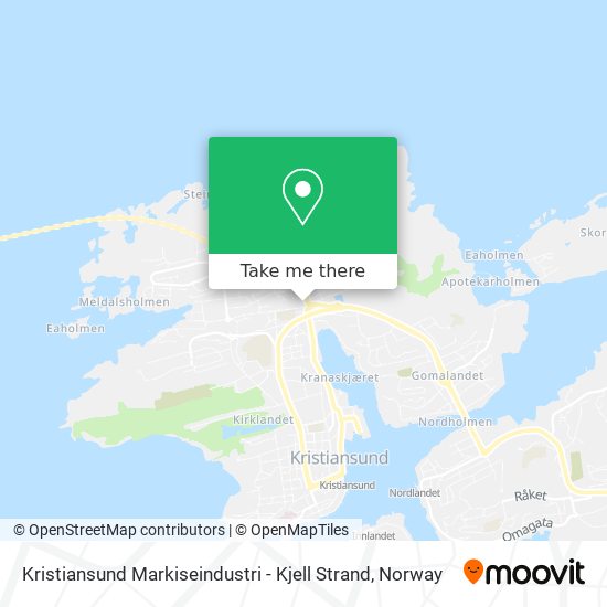 Kristiansund Markiseindustri - Kjell Strand map