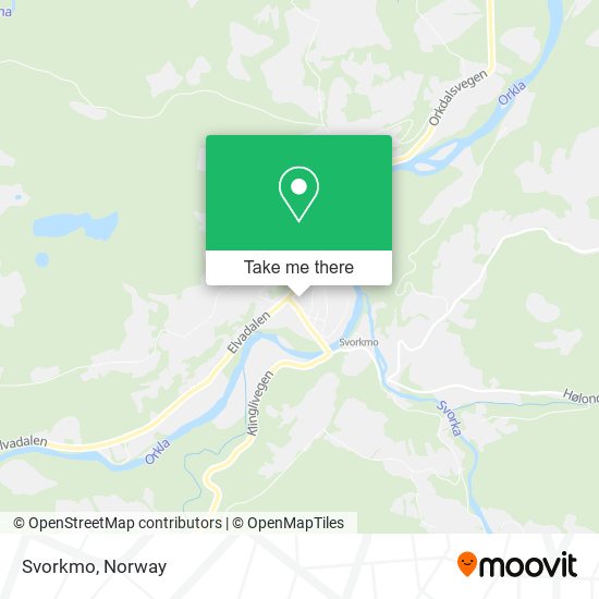 Svorkmo map