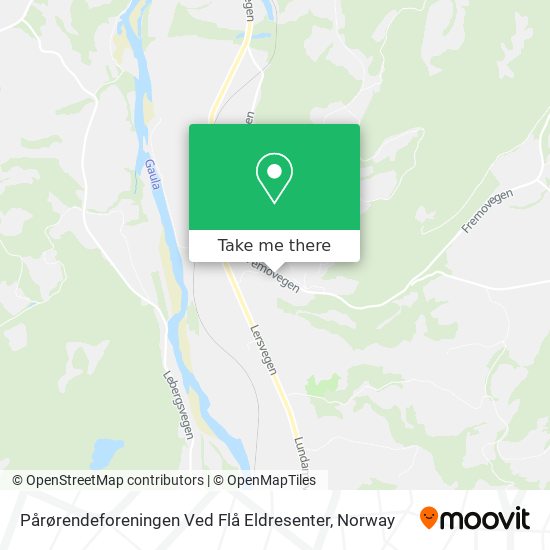 Pårørendeforeningen Ved Flå Eldresenter map