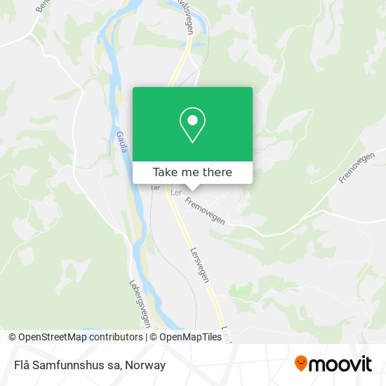 Flå Samfunnshus sa map