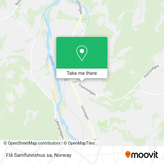 Flå Samfunnshus sa map