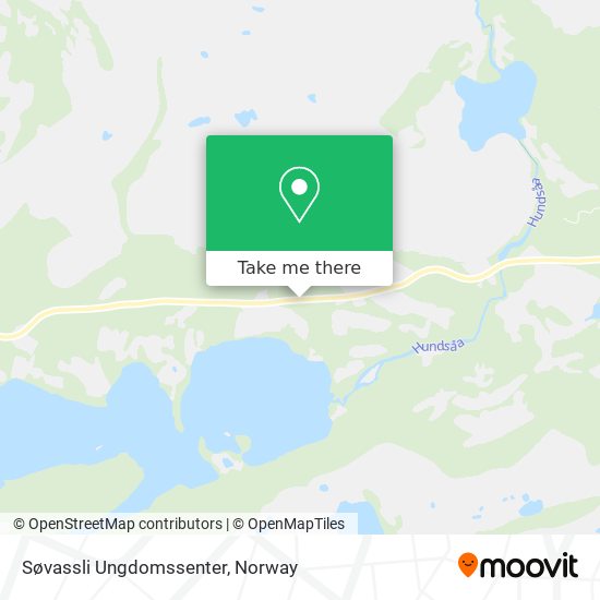 Søvassli Ungdomssenter map