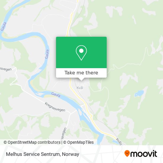 Melhus Service Sentrum map