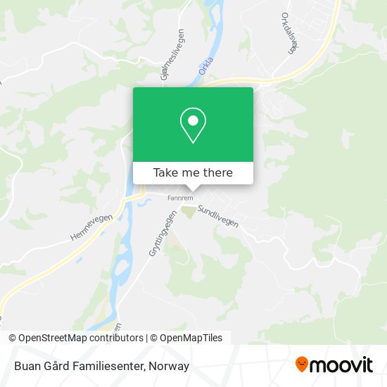 Buan Gård Familiesenter map