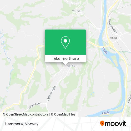 Hammerø map