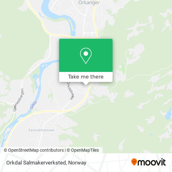 Orkdal Salmakerverksted map