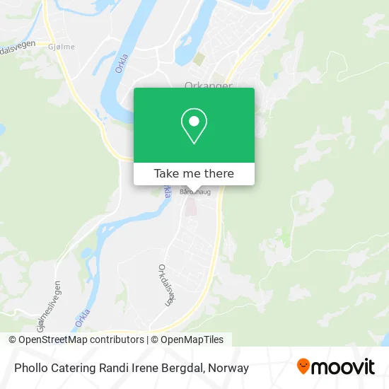 Phollo Catering Randi Irene Bergdal map