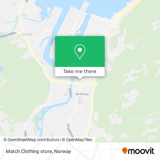 Match Clothing store map