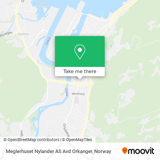 Meglerhuset Nylander AS Avd Orkanger map