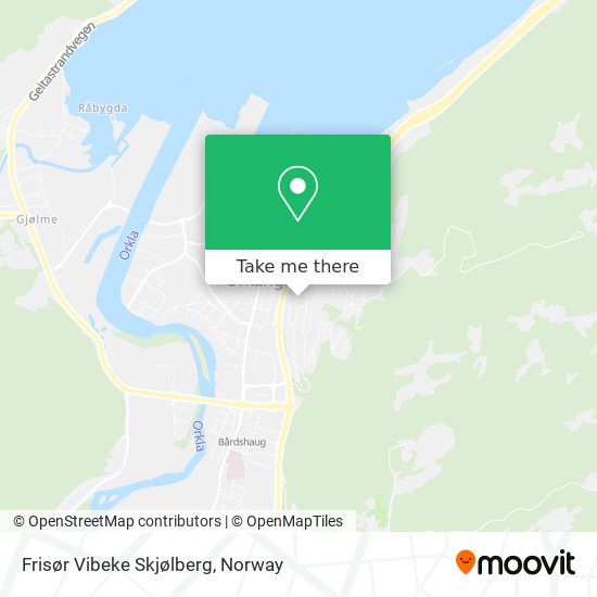 Frisør Vibeke Skjølberg map