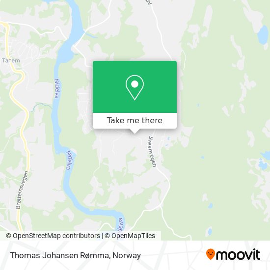 Thomas Johansen Rømma map