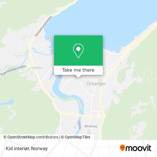 Kid interiør map