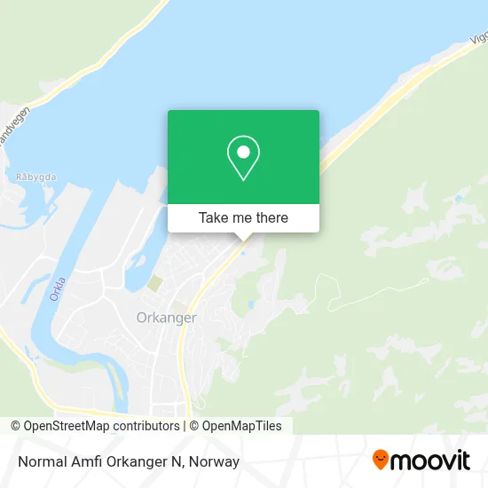 Normal Amfi Orkanger N map