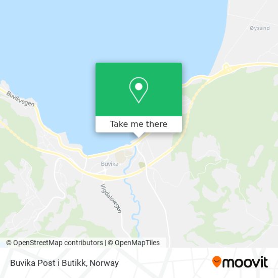 Buvika Post i Butikk map