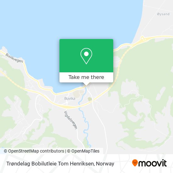 Trøndelag Bobilutleie Tom Henriksen map