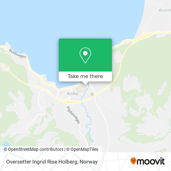 Oversetter Ingrid Rise Holberg map